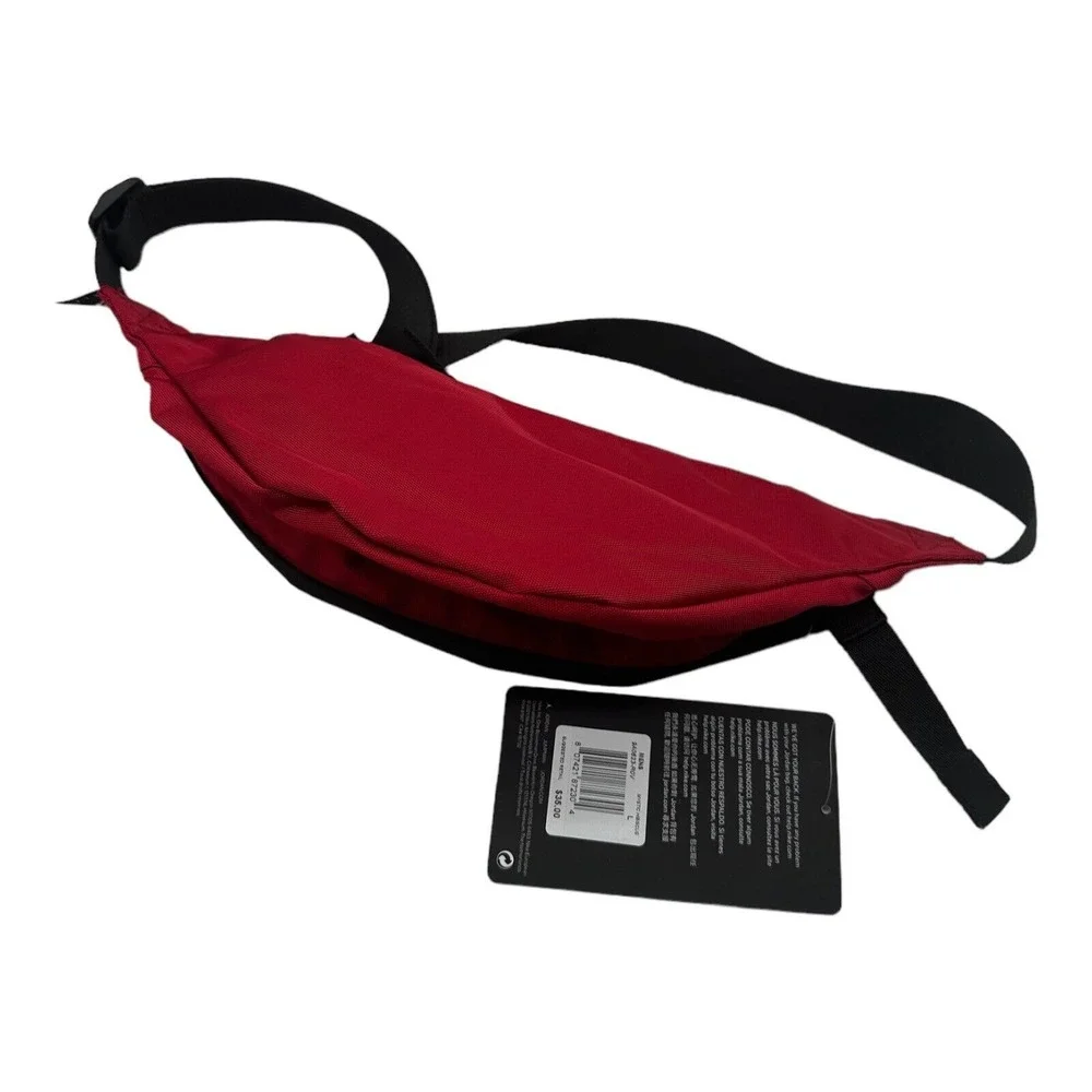 NWT Nike Jordan Jumpman X Crossbody Black & Red Fanny‎ Pack Bag